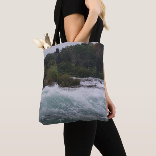 Sightsee op Niagara Herfsten Tote Bag (Dichtbij)