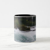 Sightsee op Niagara Herfsten Tweekleurige Koffiemok (Center)