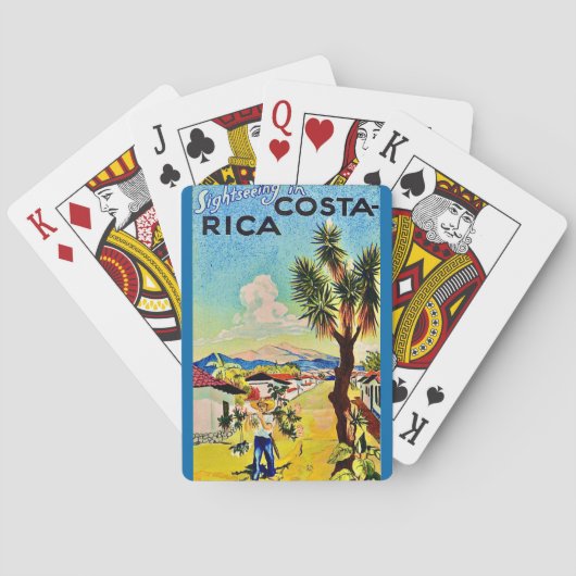Sightseeing Costa Rica Playing Cards Pokerkaarten (Achterkant)