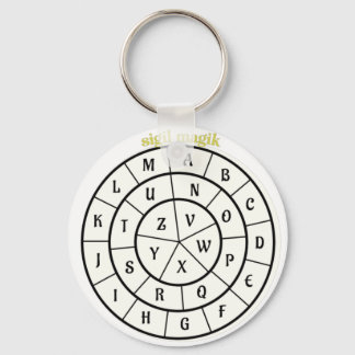 sigil magick cirkel sleutelhanger