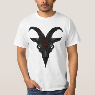 Sigil of Baphomet Goat of Mendes Satan Dark Gothic T-shirt