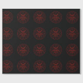 Sigil of Baphomet triple moon and sigil of lucifer Cadeaupapier (Vlak)