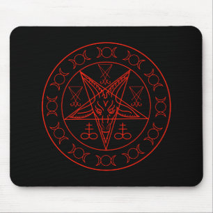 Sigil of Baphomet triple moon and sigil of lucifer Muismat