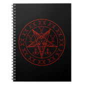 Sigil of Baphomet triple moon and sigil of lucifer Notitieboek (Voorkant)