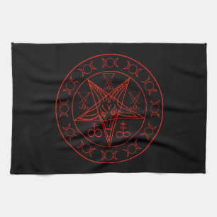 Sigil of Baphomet triple moon and sigil of lucifer Theedoek