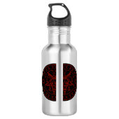 Sigil of Baphomet triple moon and sigil of lucifer Waterfles (Achterkant)