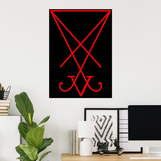 Sigil of Lucifer Poster (Thuiskantoor)