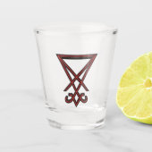 Sigil of Lucifer Shot Glas (Voorkant)