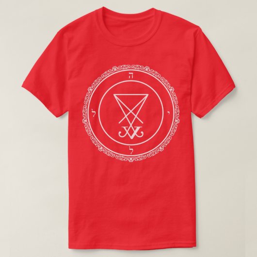 Sigil of Lucifer T-shirt (Design voorkant)