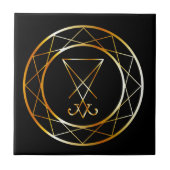 Sigil of Lucifer Tegeltje (Voorkant)