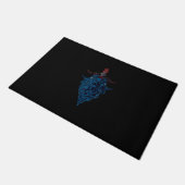 Sigil van Baphomet Goat van Mendes Satan Dark Goth Deurmat (Schuin)