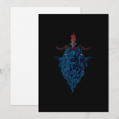 Sigil van Baphomet Goat van Mendes Satan Dark Goth Feestdagenkaart (Voorkant / Achterkant)