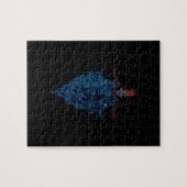 Sigil van Baphomet Goat van Mendes Satan Dark Goth Legpuzzel (Horizontaal)
