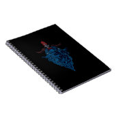 Sigil van Baphomet Goat van Mendes Satan Dark Goth Notitieboek (Rechterzijde)