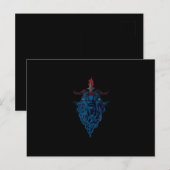 Sigil van Baphomet Goat van Mendes Satan Dark Goth Uitnodiging Briefkaart (Voorkant / Achterkant)