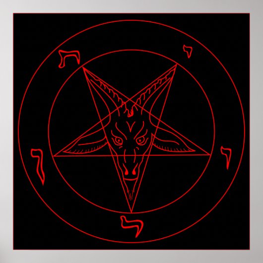 Sigil van Baphomet Poster (Voorkant)