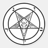 Sigil van Baphomet Sticker (Voorkant)