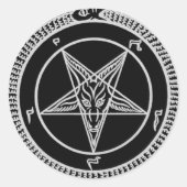 Sigil van Baphomet sticker (Voorkant)