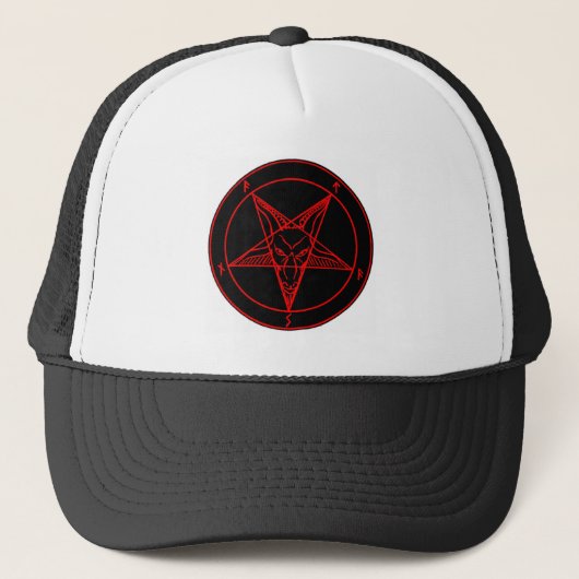 SIGIL VAN BAPHOMET TRUCKER PET (Voorkant)