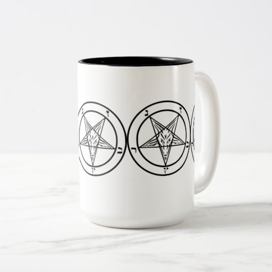 SIGIL VAN BAPHOMET TWEE-TONE MOK (Voorkant rechts)