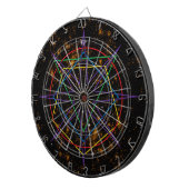 Sigil van de Heilige Geometrie Dartbord (Voorkant Rechts)