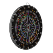 Sigil van de Heilige Geometrie Dartbord (Voorkant Links)