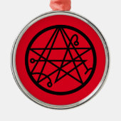Sigil van de Poort Necronomicon Metalen Ornament (Voorkant)