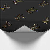 Sigil van Lucifer - Een symbool van satanisme Cadeaupapier (Hoek)