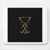 Sigil van Lucifer - Een symbool van satanisme Muismat (Voorkant)