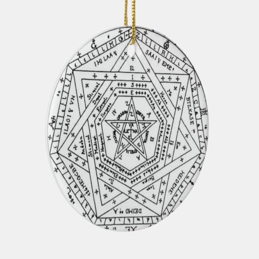 Sigillum Dei Aemeth Keramisch Ornament (Rechts)