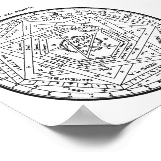 Sigillum Dei Aemeth Poster (Hoek)