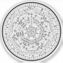 Sigillum Dei Aemeth (zwart)