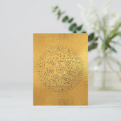 Sigillum Dei Seal of God Angelic John Dee Diagram Briefkaart (Staand voorkant)