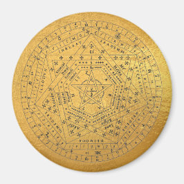 Sigillum Dei Seal of God Angelic John Dee Diagram Magneet