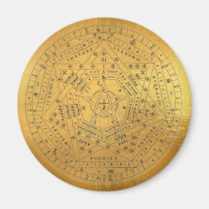 Sigillum Dei Seal of God Angelic John Dee Diagram Magneet