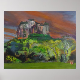 Sigiriya Leeuwenrots – Bruisende Sri Lanka Poster