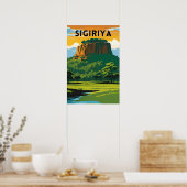 Sigiriya Minimal Travel Poster (Keuken)