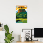 Sigiriya Minimal Travel Poster (Thuiskantoor)