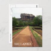 sigiriya rock briefkaart (Voorkant / Achterkant)