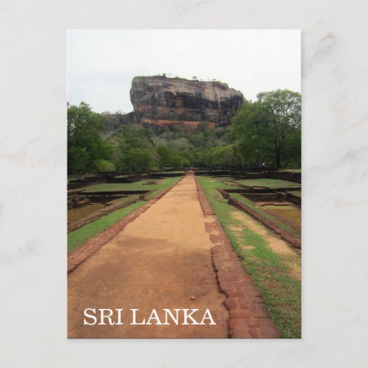 sigiriya rock briefkaart (Voorkant)