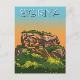 Sigiriya Rock Fortress Sri Lanka Briefkaart