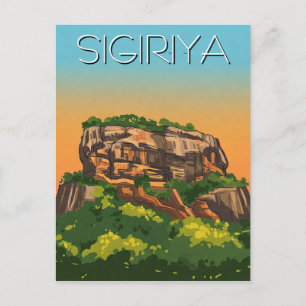Sigiriya Rock Fortress Sri Lanka Briefkaart
