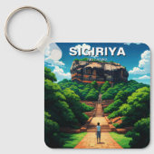 Sigiriya Rock Fortress Sri Lanka Sleutelhanger (Voorkant)