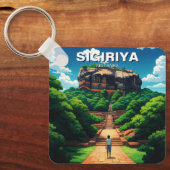 Sigiriya Rock Fortress Sri Lanka Sleutelhanger (Voorkant)