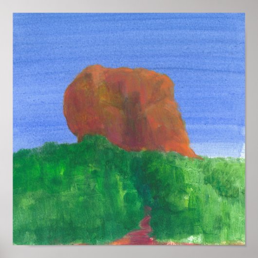 Sigiriya Rock Poster (Voorkant)