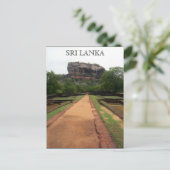 sigiriya rock sri lanka briefkaart (Staand voorkant)
