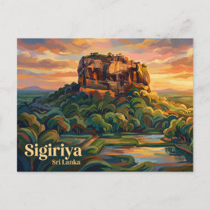 Sigiriya Rotsfort Sri Lanka Briefkaart