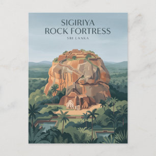 Sigiriya Rotsfort Sri Lanka Briefkaart