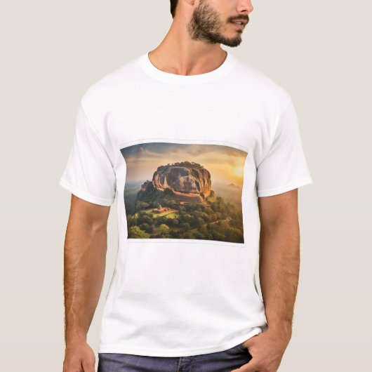"Sigiriya Splendor: The Lion Rock Legacy" T-shirt (Voorkant)