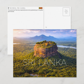 Sigiriya, Sri Lanka Reisansichtkaart Briefkaart